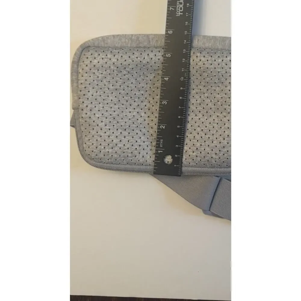 Travel Money Belt Passport Holder Waist Pouch Hidden Anti Theft Gray Bag